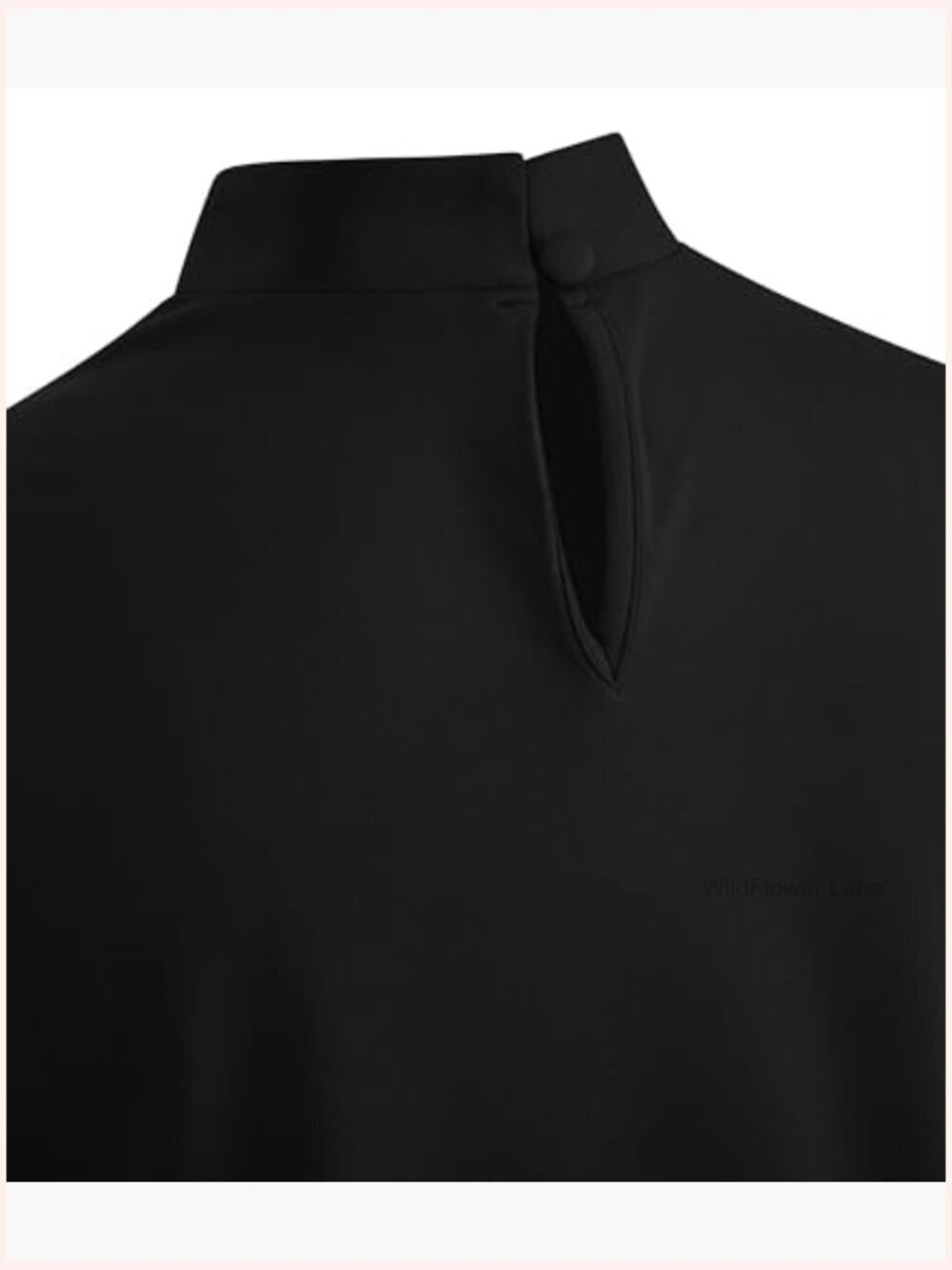 Clergy Shirt Tab Insert Collar Short Sheer Sleeve Bowknot Blouse - Picture 4 of 6